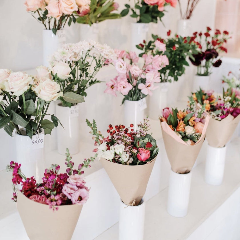 Wrapped Bouquet- Bright & Colorful
