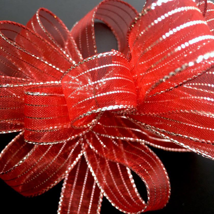 Silk Boutonniere- Burgundy Flower
