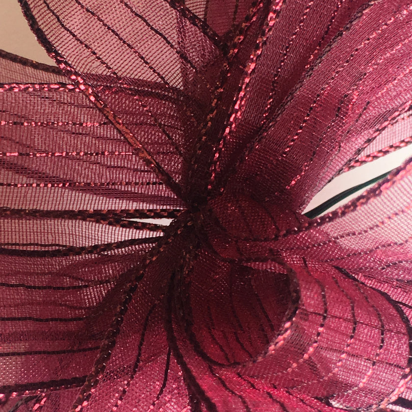 Silk Boutonniere- Burgundy Flower