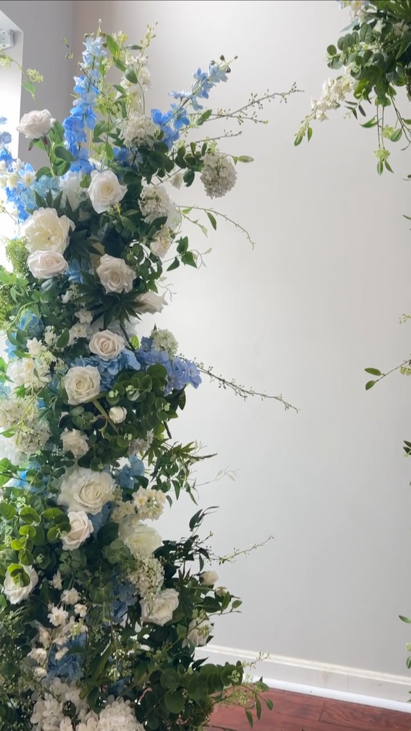 White & Blue Arch Rental
