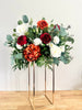 Terracotta & Burgundy Tall Centerpiece