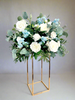 White & Dusty Blue Tall Centerpiece