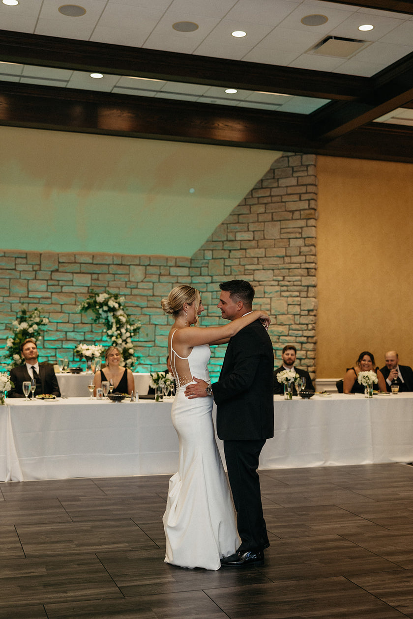 White & Greenery Freestanding Arch- Rental