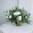 Greenery & White Low Centerpiece