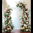 Burgundy & Blush Freestanding Arch- Rental