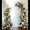 Burgundy & Blush Freestanding Arch- Rental