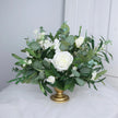 Greenery & White Low Centerpiece