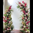 Burgundy, Green, & Mauve Freestanding Arch- Rental
