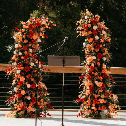 Terracotta Freestanding Arch- Rental
