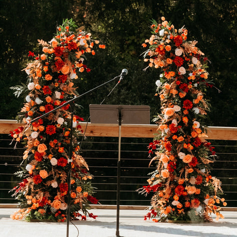 Terracotta Freestanding Arch- Rental
