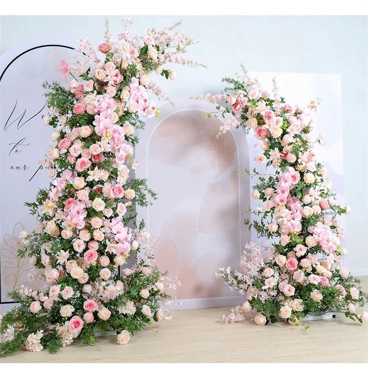 Blush & Peach Freestanding Arch