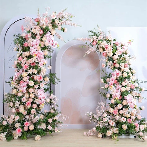 Blush & Peach Freestanding Arch