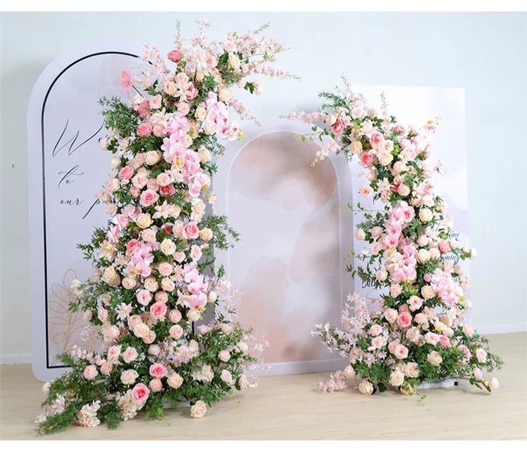 Blush & Peach Freestanding Arch