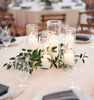 Loose Ruscus Greenery Centerpieces