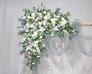 Arch Flowers- Lavender & White