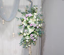 Arch Flowers- Lavender & White