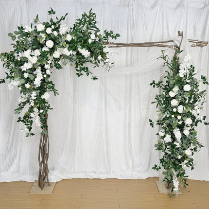 Arch Flowers- White & Greenery