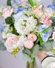 Blue White Blush Bouquets