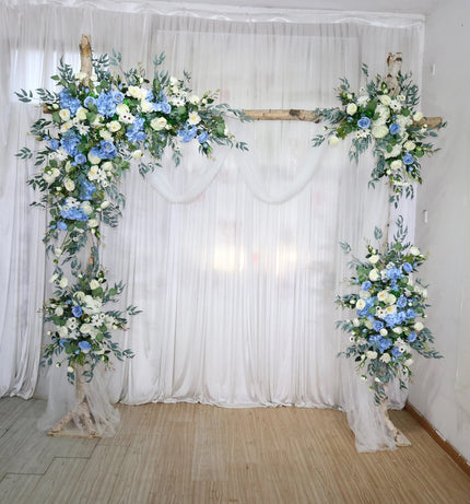 Arch Flowers- Blue & White