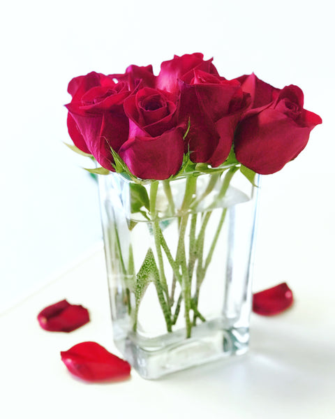Contemporary Rose Vase