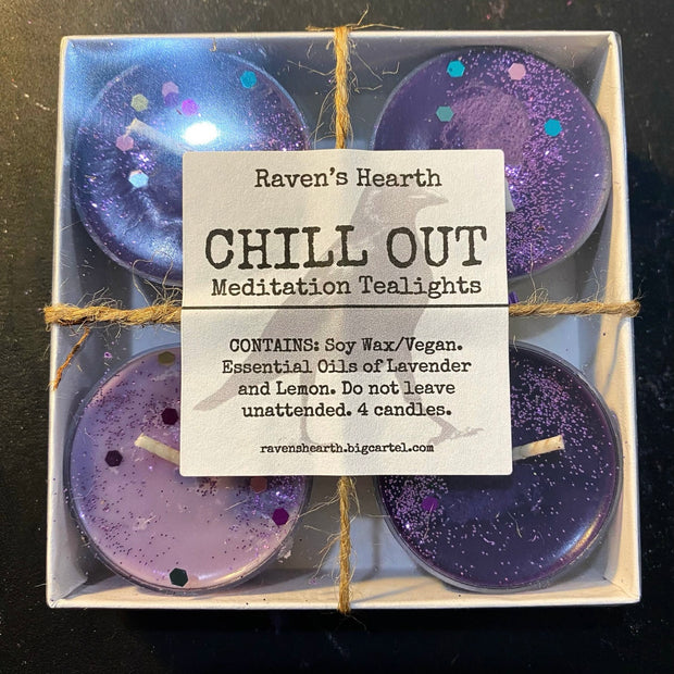 Chill Out Meditation Tea Light Gift Set