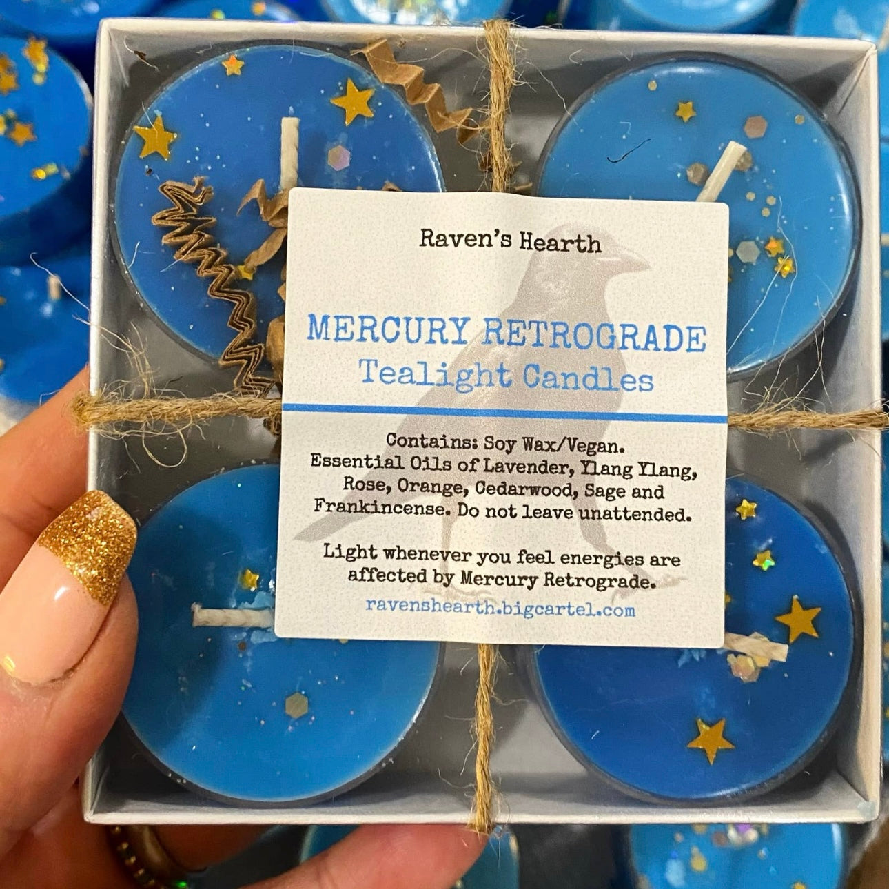 Mercury in Retrograde Tea Light Gift Set