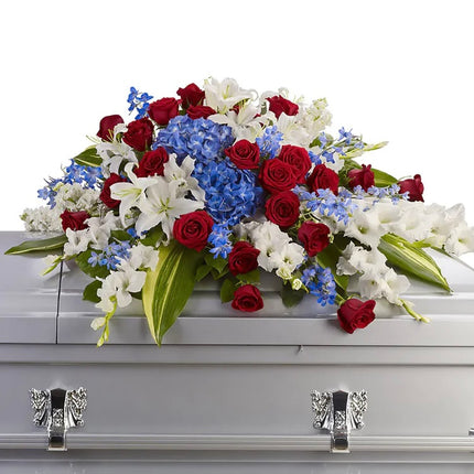 Distinguished Service Casket Spray