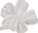 Silk Boutonniere- White Rose