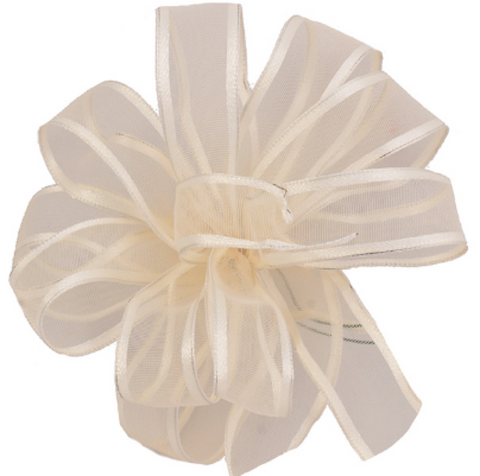 Silk Boutonniere- White Rose